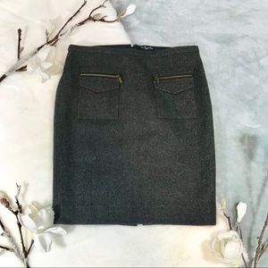 NWOT J. Crew Wool Pencil Skirt